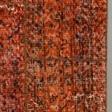 Distressed vintage turkish patchwork rug 150x100 cm wool medium