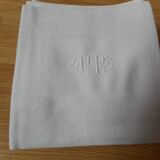 Damask cotton tablecloth and towels