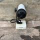 Vintage wall light, old 70s spotlight, Italian "il faretto", white.