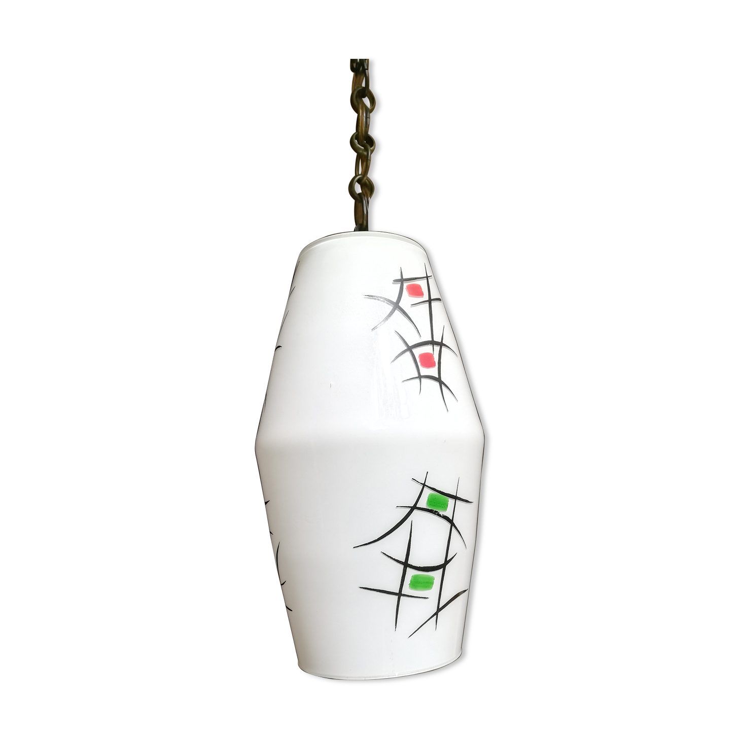 hanging lamp colorful Zen patterns 60