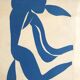 Henri matisse (after) grand palais, 1970. original silkscreen poster la chevelure