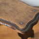 Walking stool feet in solid oak