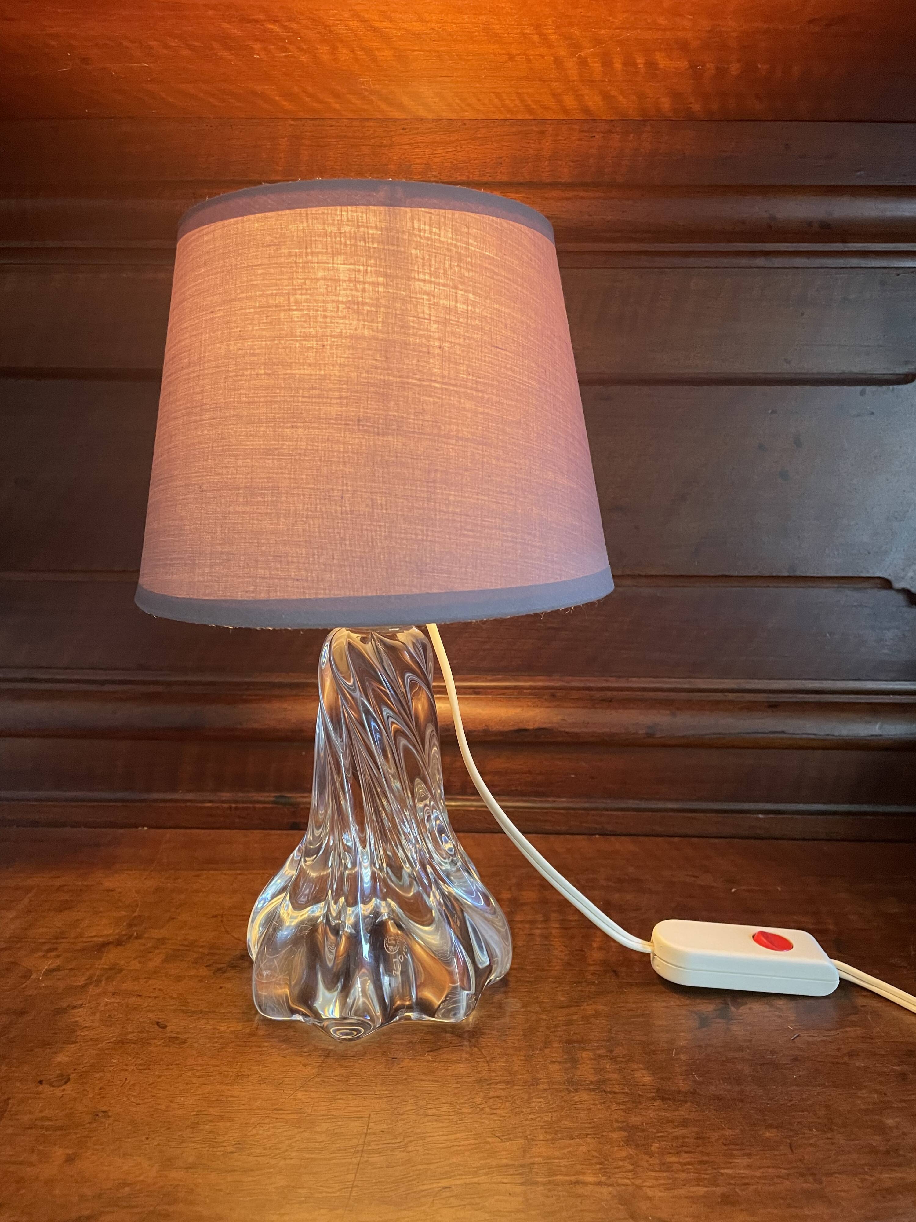 Baccarat crystal twisted decor lamp