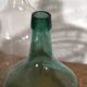 Antique colored demijohns (c.1920). Set of 3 pieces