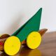 Grasshopper-shaped toy on wheels - 1950s/60s