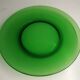 Lot 10 20th century vintage green glass plates