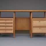Bureau en chêne. Années 1950