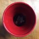 Vintage red vase