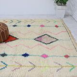 Handmade wool Berber rug 299 x 187cm