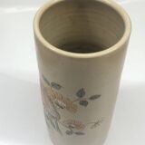 Vase manchette à l’oiseau en grès belge Lardinois
