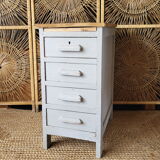 Wooden rag picker painted 50s