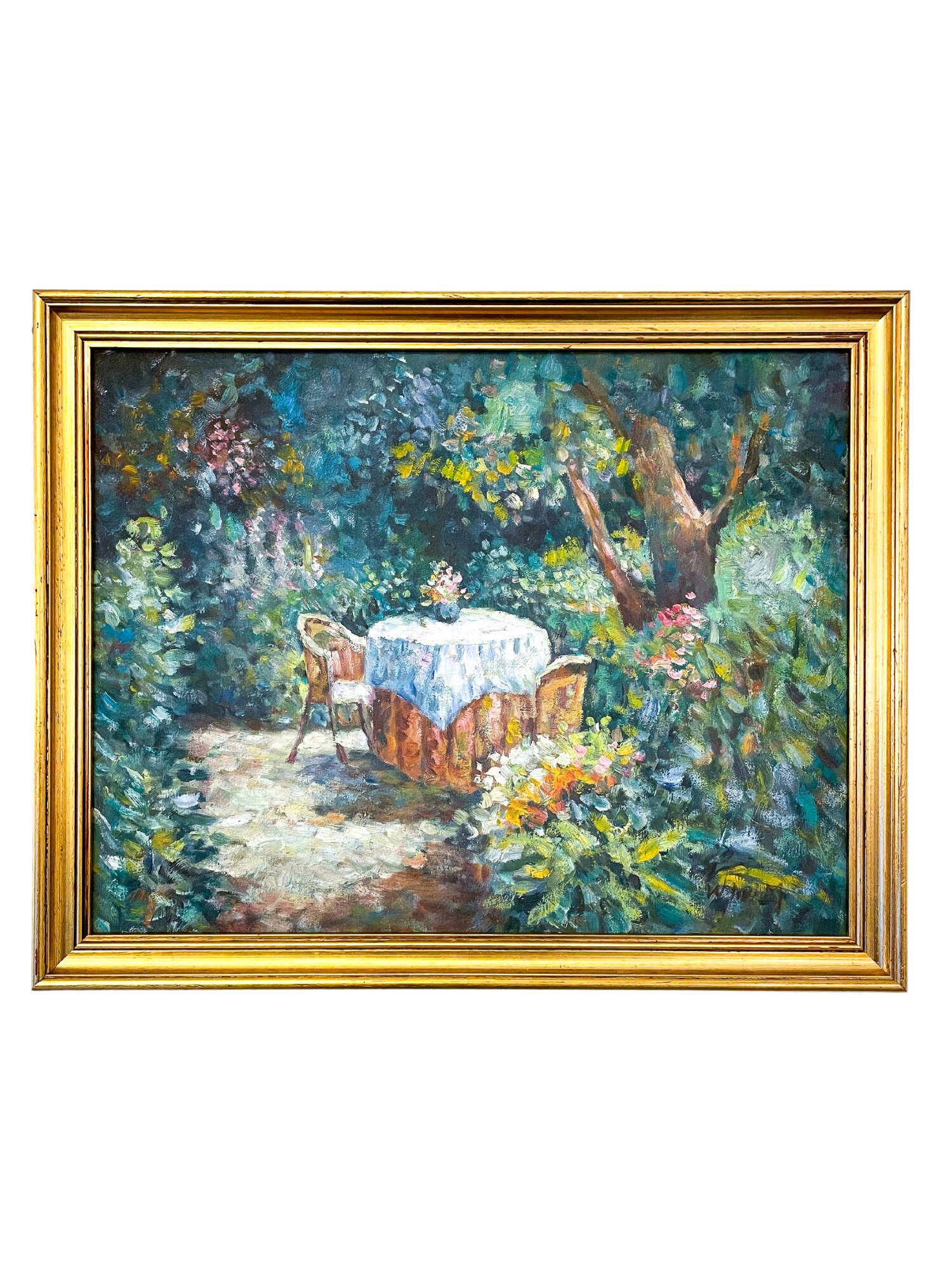 Painting - Summer Retreat in the Garden