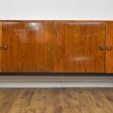 Scandian rosewood and metal sideboard