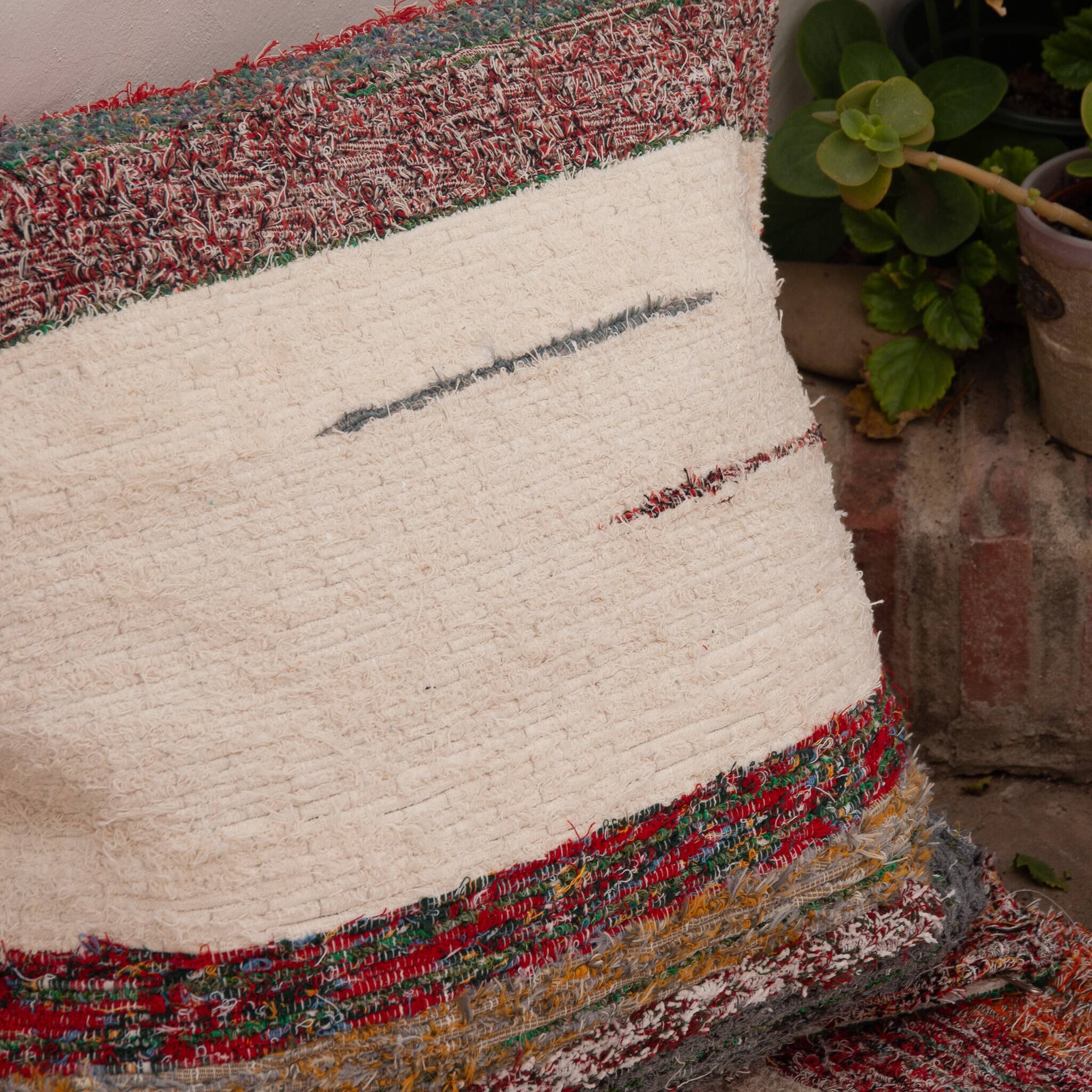 Housse de coussin artisanale - tissée main