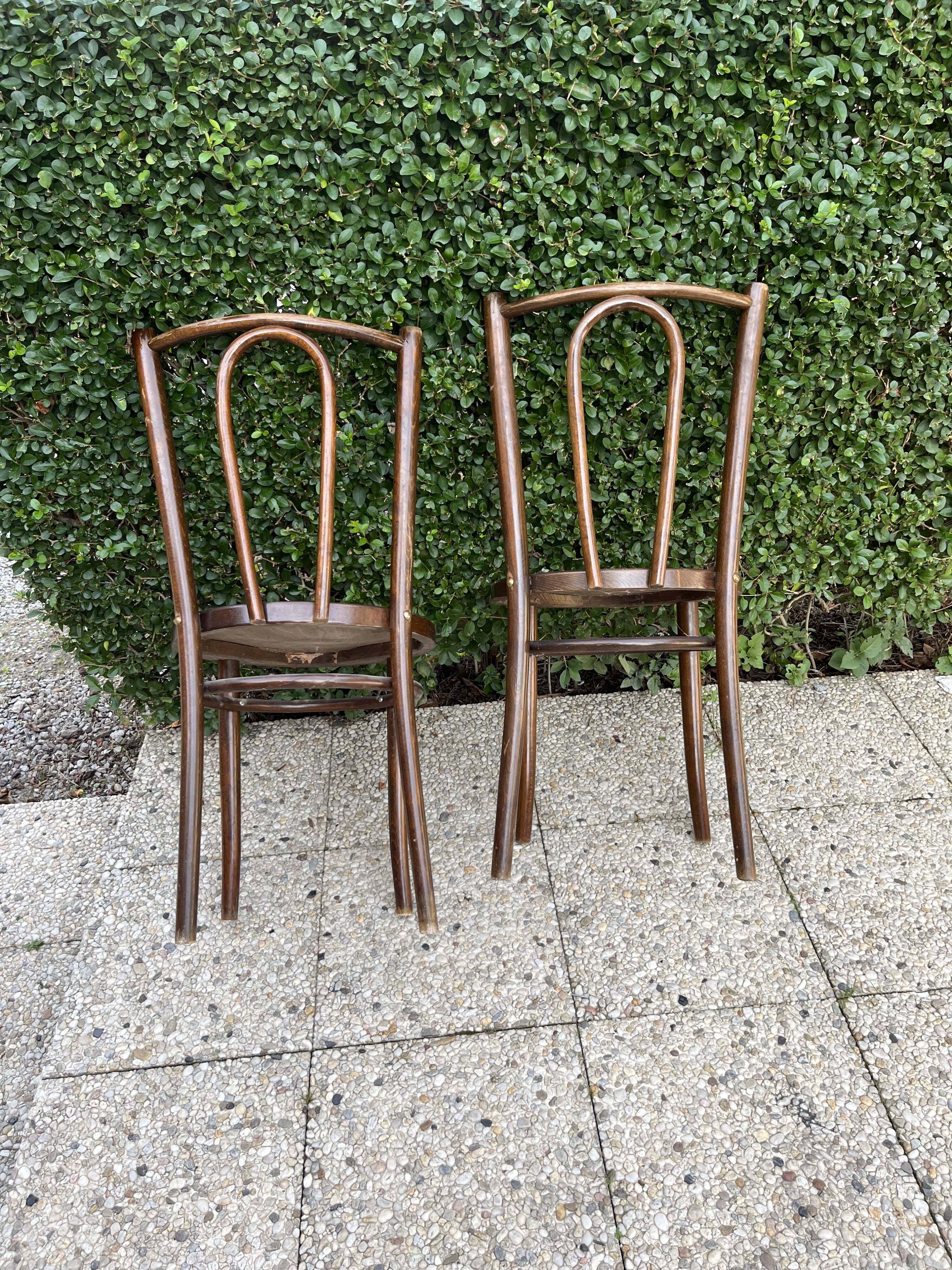 2 bistro chairs