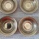 Lot of 4 brass cockroaches