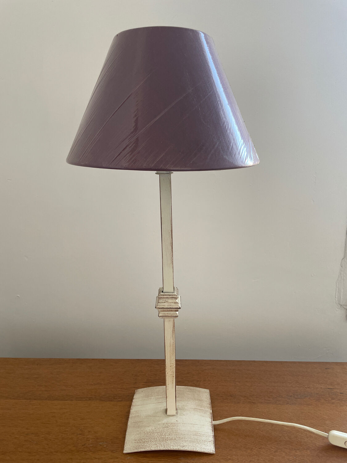 Vintage metal lamp 1980s