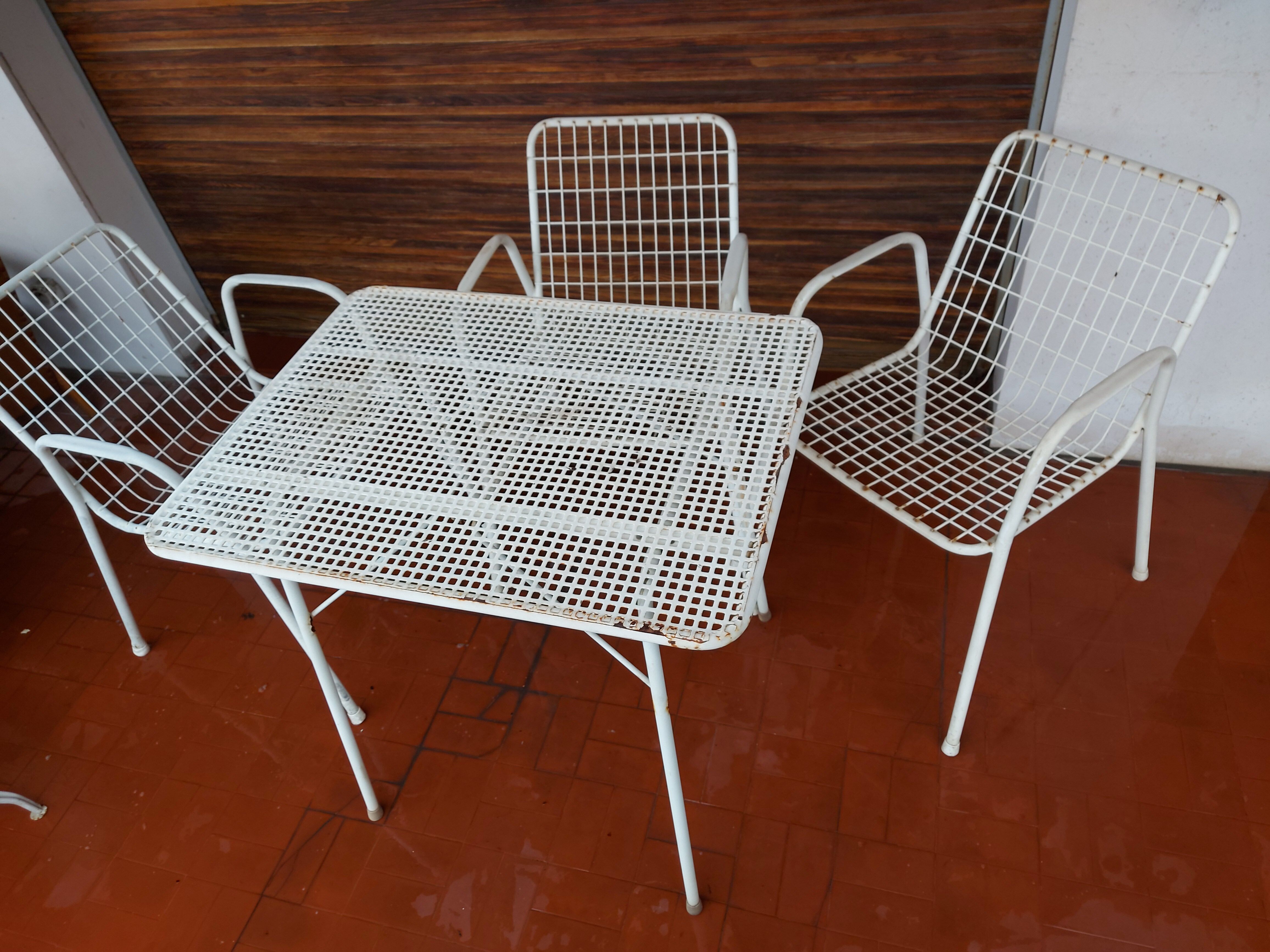 Set of 3 chairs and garden table Emu , Model Rio