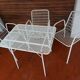 Ensemble de 3 chaises et table de jardin Emu modèle Rio
