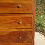 Simple walnut chest of drawers