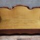 Antique Louis Philippe period solid walnut sofa