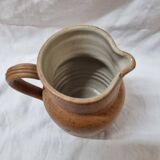 Stoneware cider pitcher