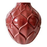 Art Deco artichoke vase Saint Clément ceramic