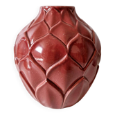 Art Deco artichoke vase Saint Clément ceramic