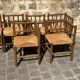Corner wooden chair