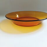 Duralex vintage amber glass bowl