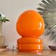 Lampe champignon orange 70s