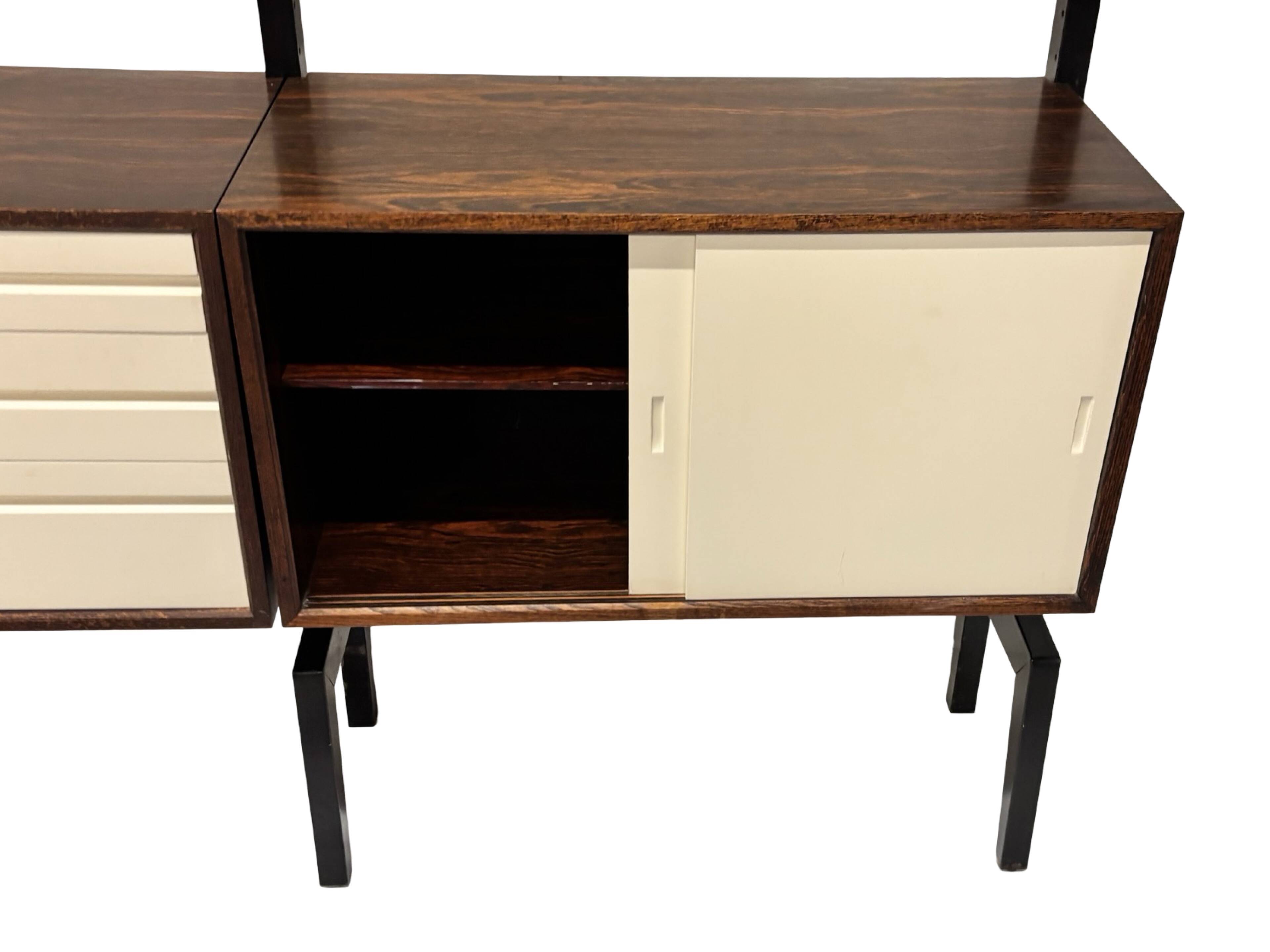 Vintage Poul Cadovius Royal System Wall System Freestanding