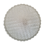 Vintage glass ceiling lighter RZB Germany 1970