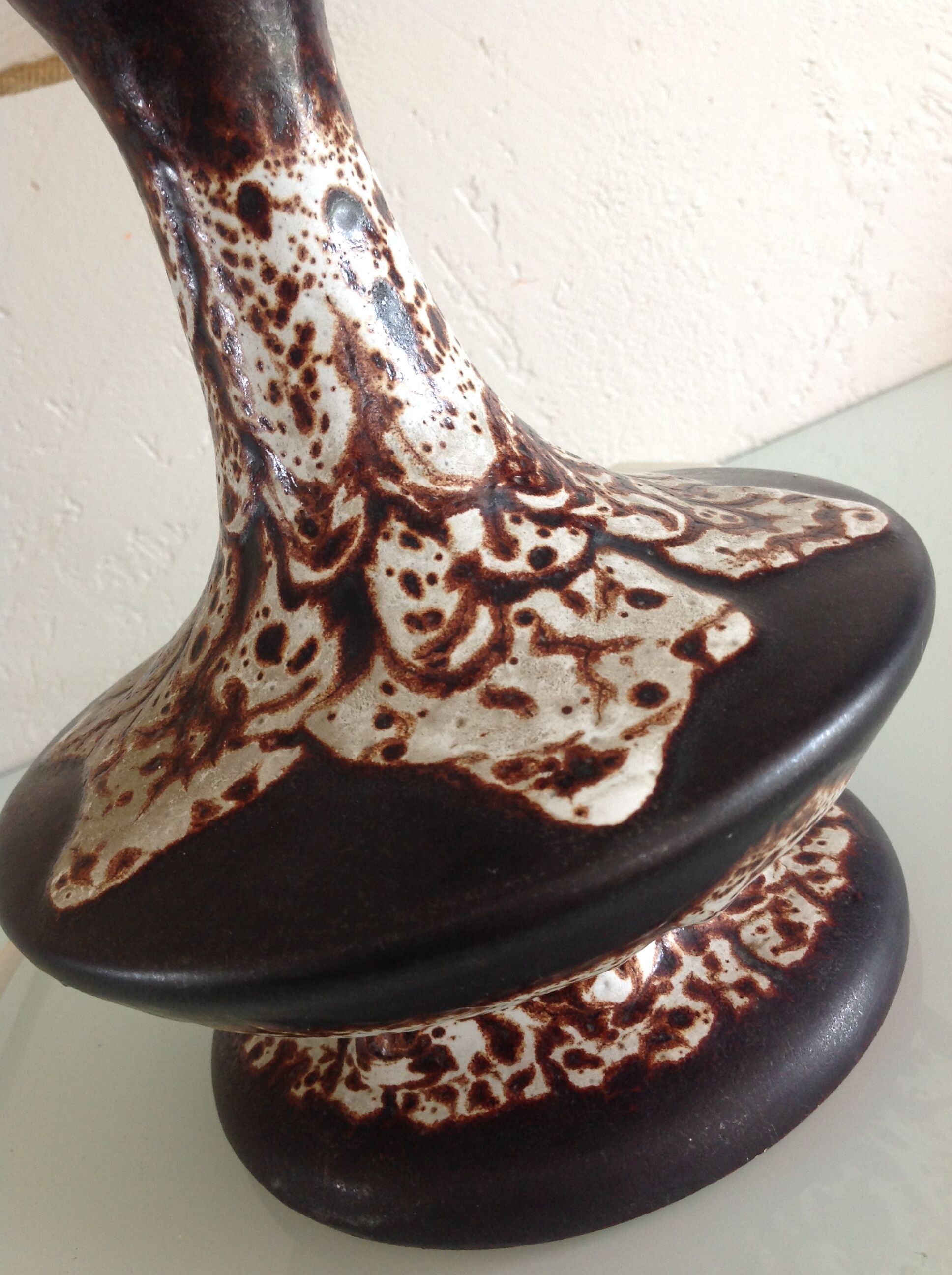 Lamp vintage ceramic 70s