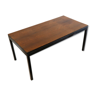 Vintage extendable wenge Brutalist dining table from the 1960s