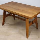 Table de repas de René Gabriel en chêne, 1950