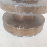 Round Metal Coffee or Side Table, 1970's