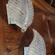 Pair of vintage Barovier and Toso Murano glass leaf wall lights