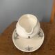 Antique sauce boat in Longchamp faience with its underplate – glazed decoration.