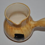Ceramic pourer Vallauris wood decoration