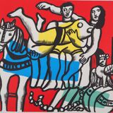 Fernand LÉGER: The parade on horseback, signed lithograph