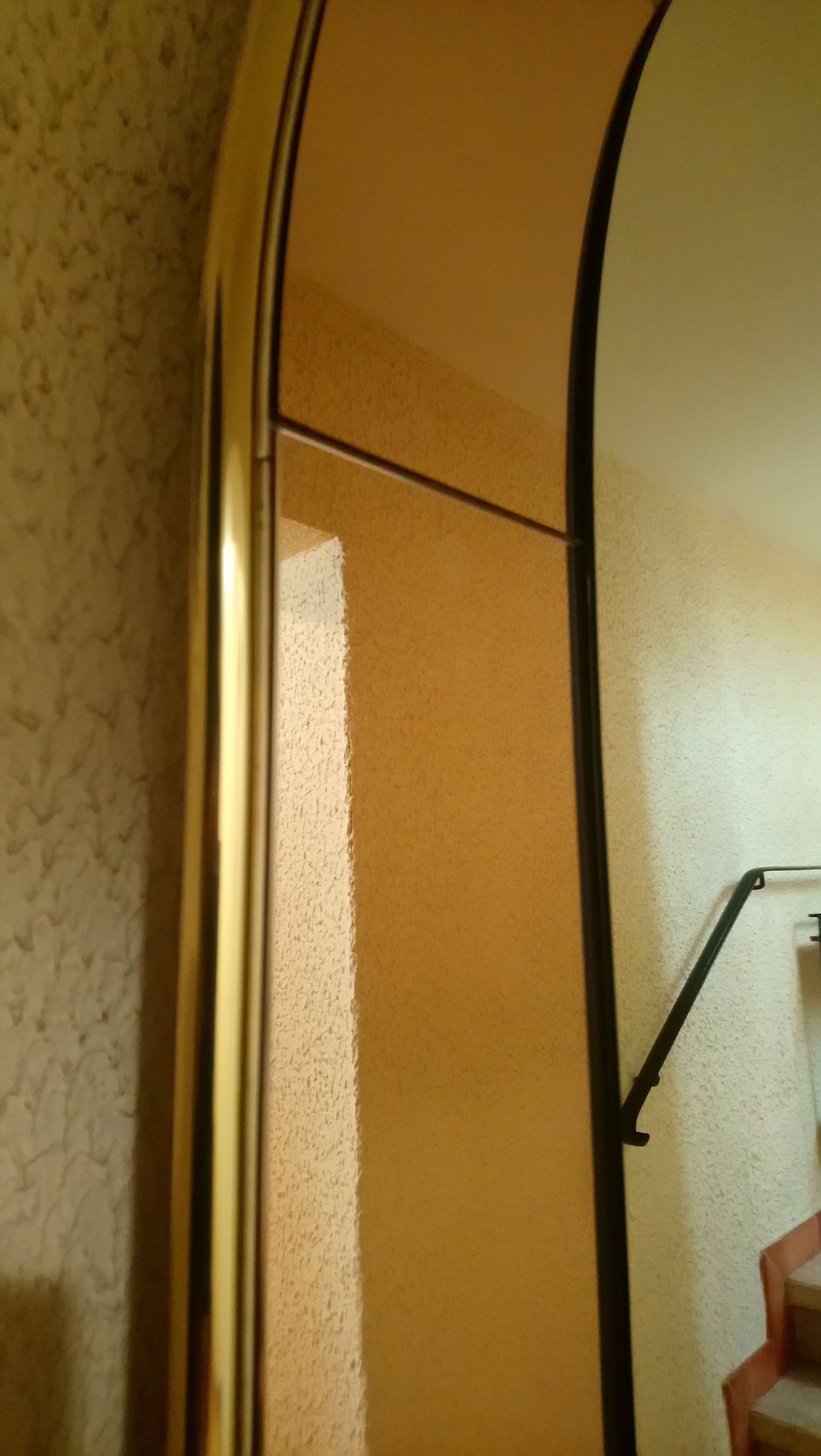 Floor mirror Italian style of the 80s 208x117cm