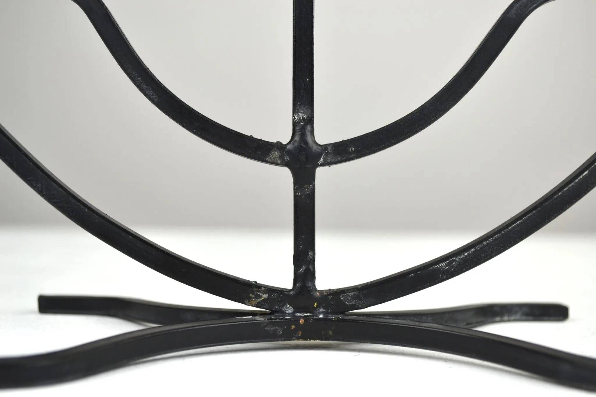 Four-Candle Candelabra with Brass Bell — Ystad-Metall, Sweden, 1950s