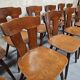 Lot de 12 chaises  bistrot vintage 1960