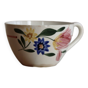 Antique ironstone tea cup Sarreguemines Digoin - Sélestat model