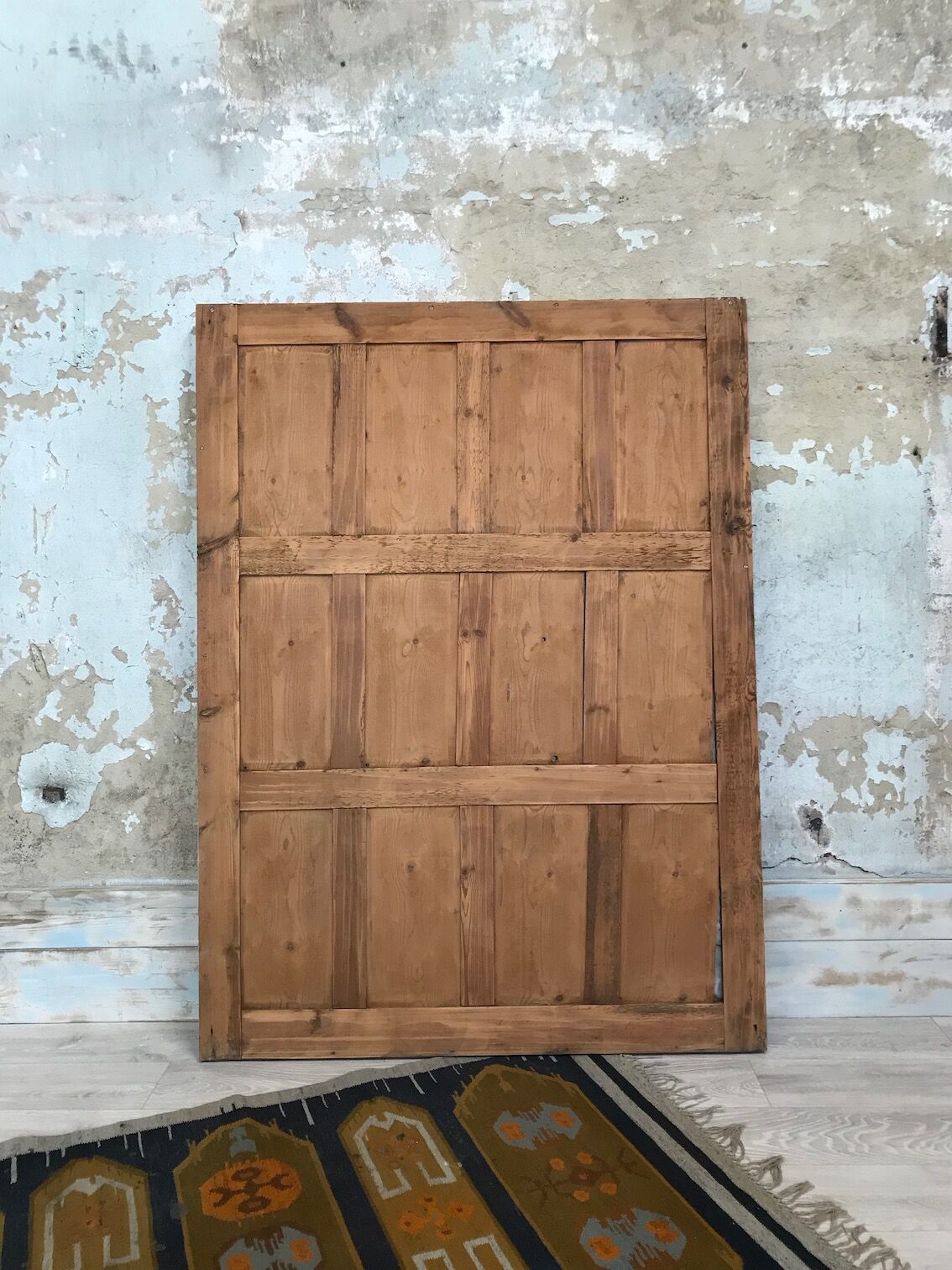 Golden rectangular mirror - 171x127cm