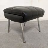 Leather Ottoman from the 50s/60s