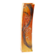 Studio terracotta vase, glazed, hand-painted 1970