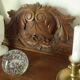 Counter desk and tiered stand in Neo-Renaissance oak