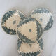Iron Earth Plate Badonviller Marine • Romantic blue decor • Plate